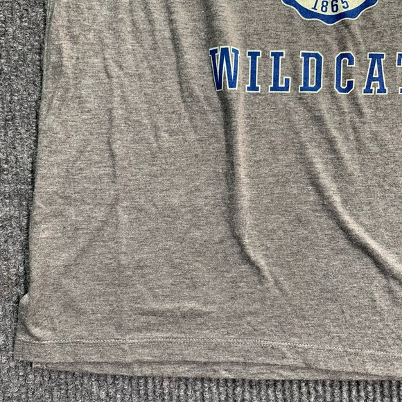 Kentucky Wildcats T Shirt Womens Medium‎ M Gray V Neck NCAA College Football New - Picture 9 of 14